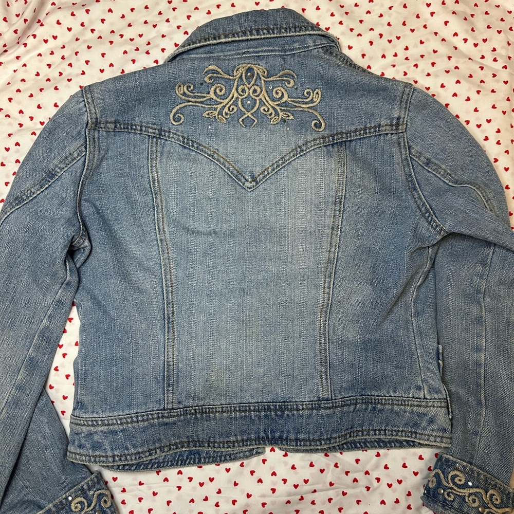 Embroidered Denim Jacket - Picture 3 of 3